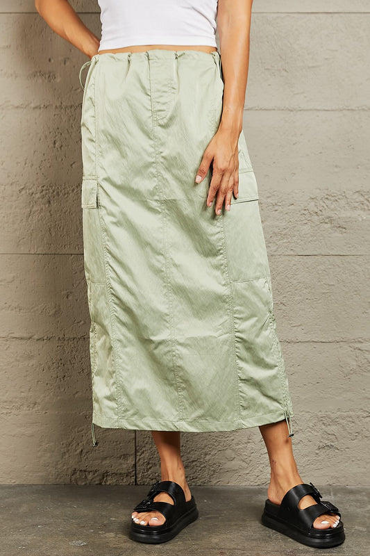 Just In Time Cargo Midi Skirt