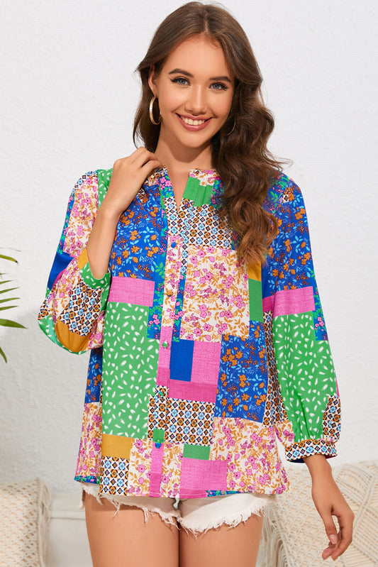 Piece Of Art Patchwork Blouse