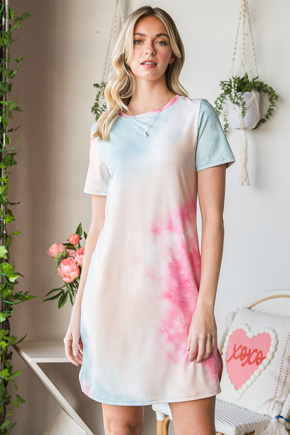 Stand Out Tie-Dye Mini Dress