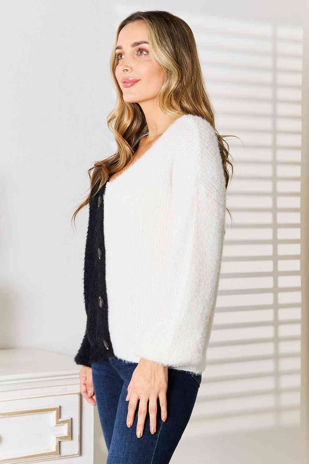 This Or That V-Neck Cardigan