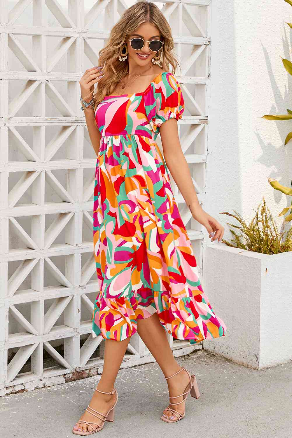 My Island Vacation Midi Dress