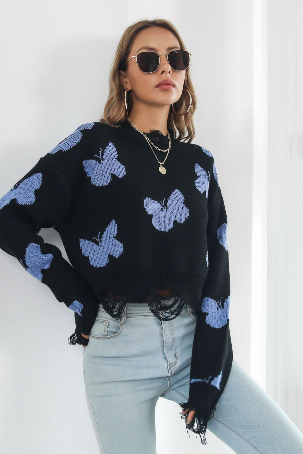 Roam Free Butterfly Sweater