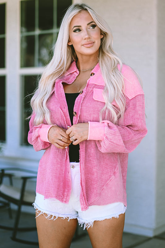 Leslie Button Down Shacket