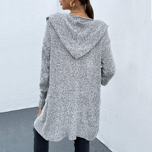 Hanna Button Front Hooded Cardigan