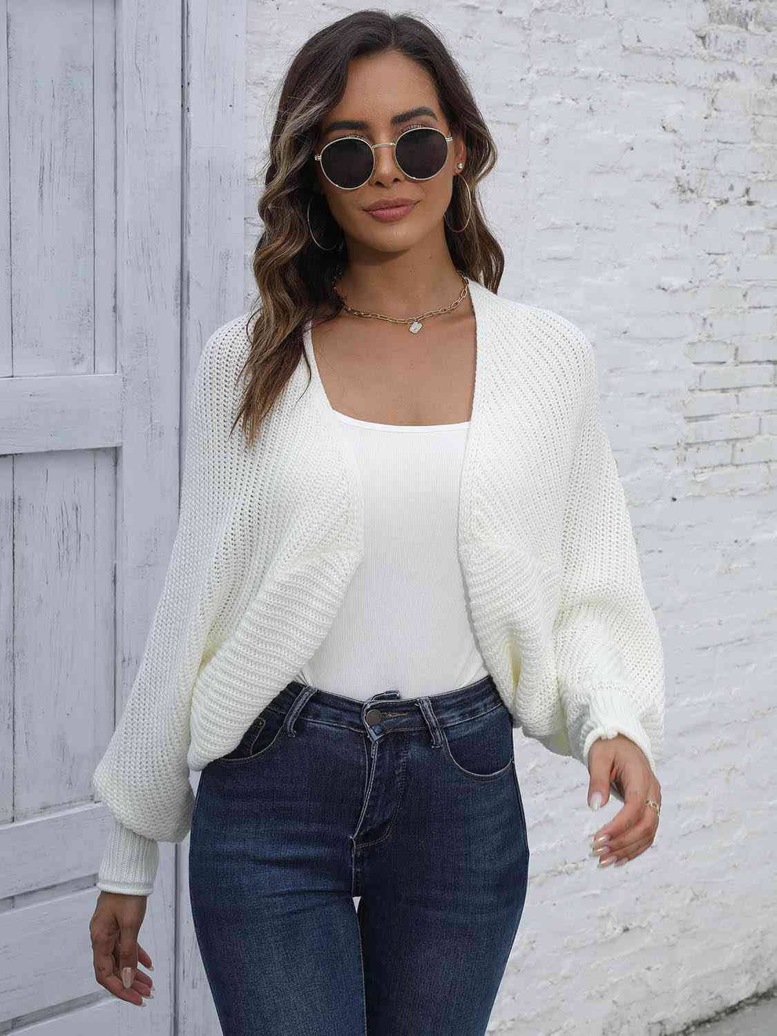 Alessia Open Front Cardigan