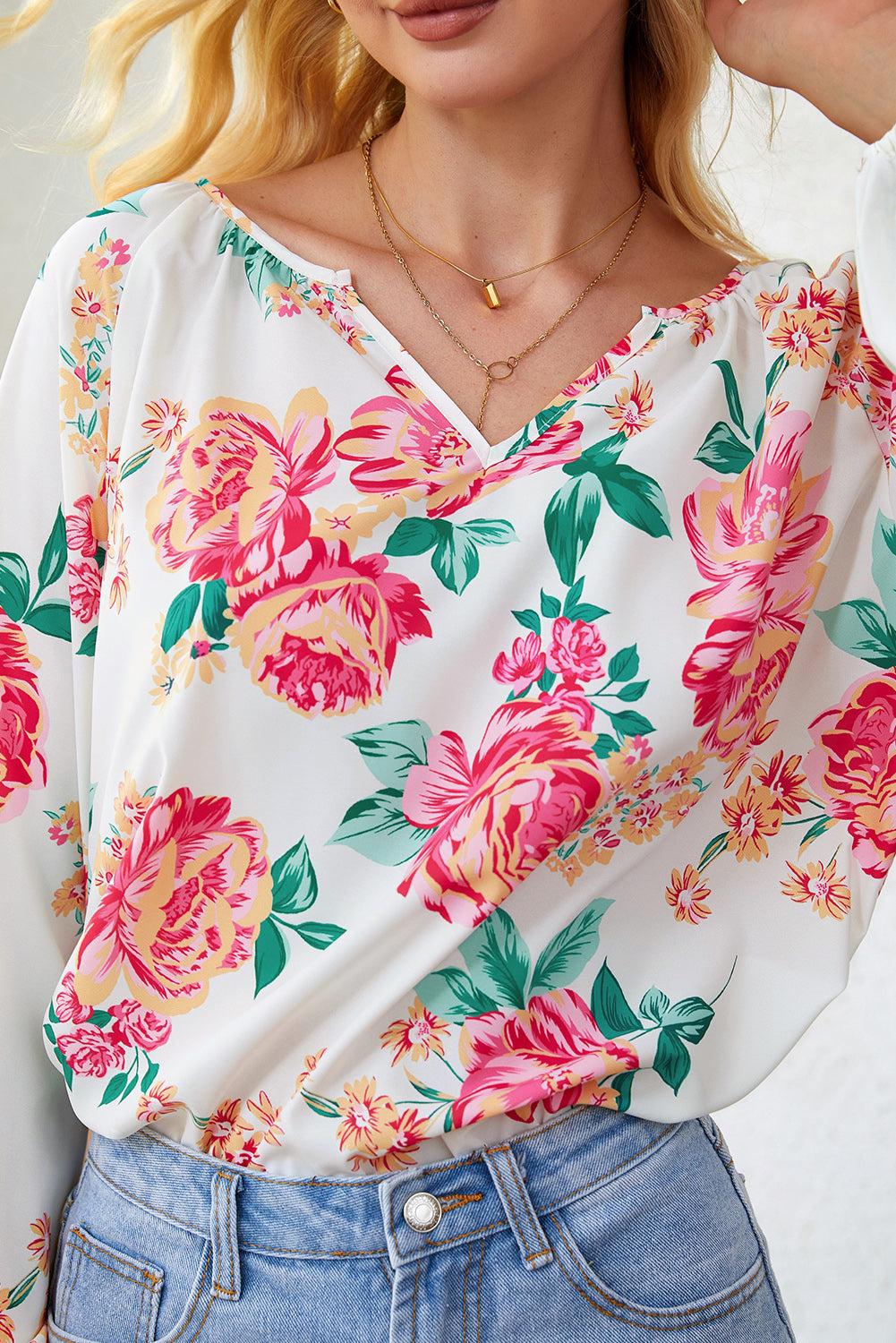 Grow With Me Floral Blouse