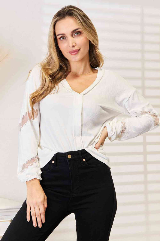 Touch Of Class V-Neck Blouse