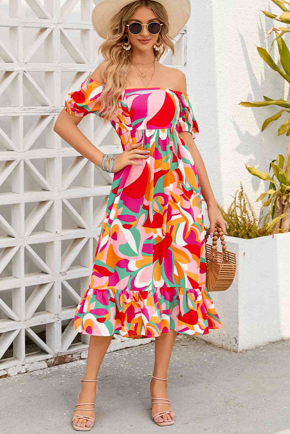 My Island Vacation Midi Dress