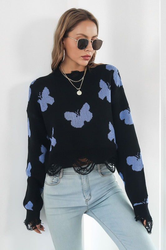 Roam Free Butterfly Sweater