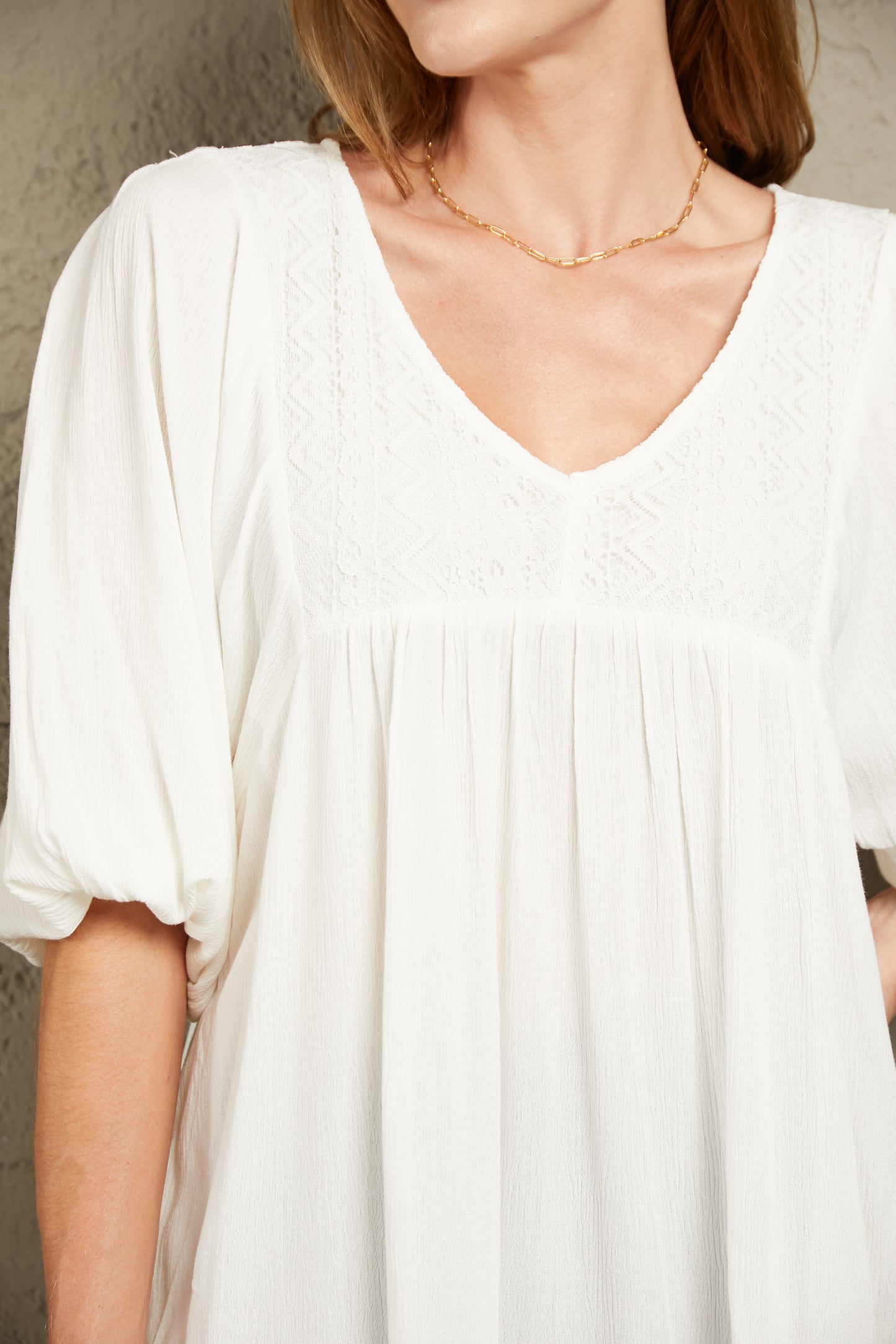 Tell Me About It V-Neck Blouse