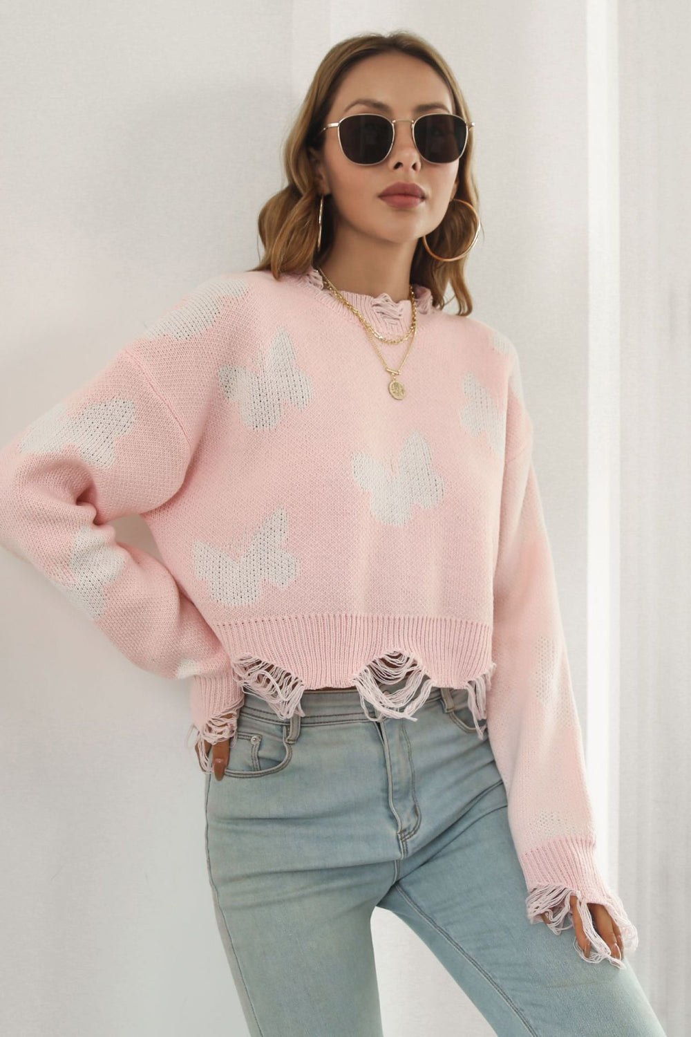 Roam Free Butterfly Sweater