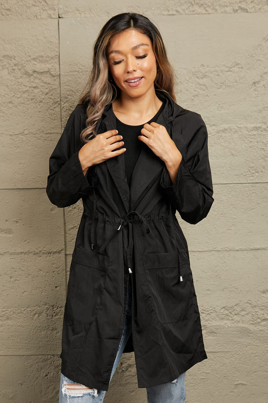 Uptown Hooded Longline Jacket